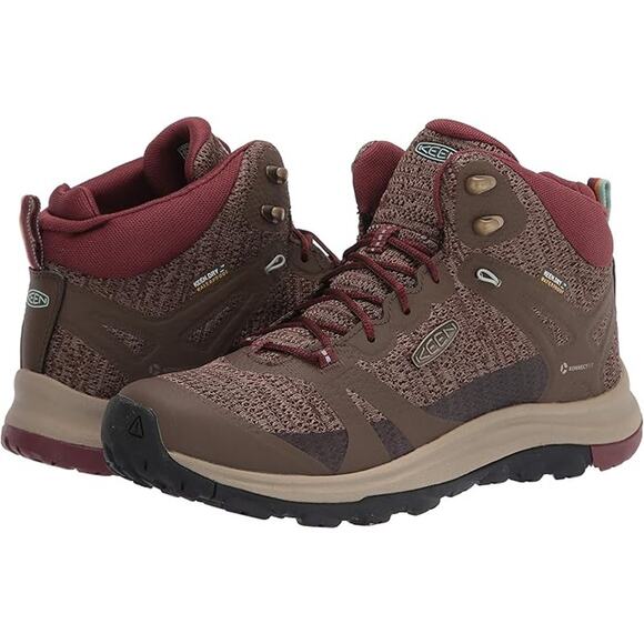 KEEN Womens Terradora 2 Mid Height Leather Waterproof hiking boots sz 9 - Picture 6 of 7